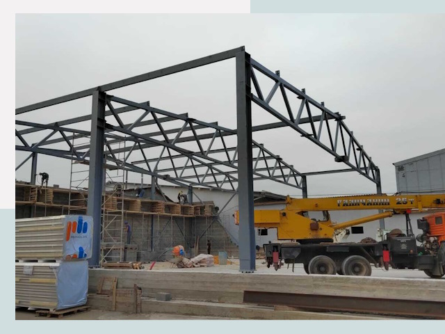 Строительство цехов в Брянске