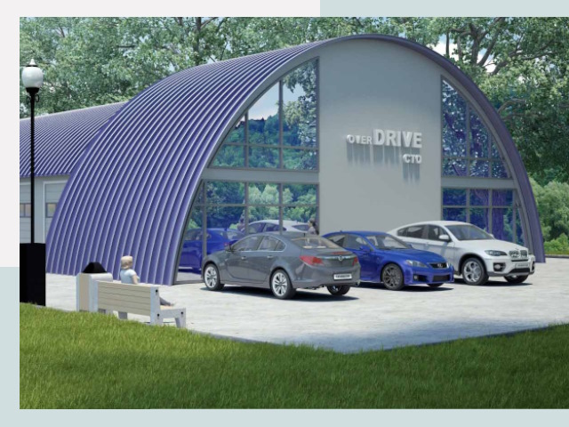 Монтаж ангаров и металлоконструкций от 645 руб.