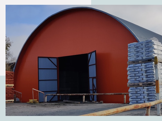 Полукруглые ангары по цене от 645 руб. в Брянск