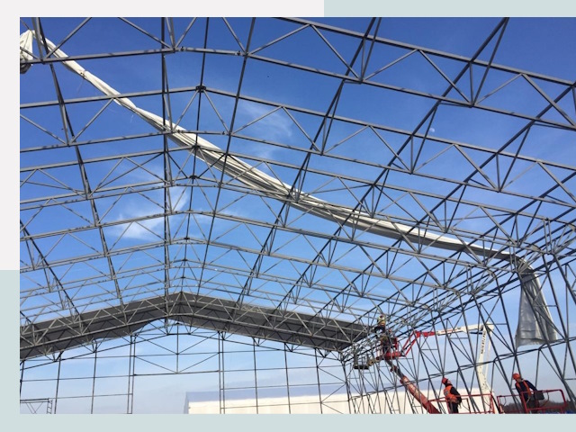 Шатровые ангары от 645 руб. в Брянске и Брянской области