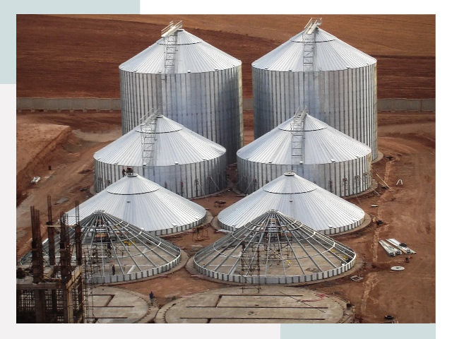 Строительство зерновых силосов в Брянске