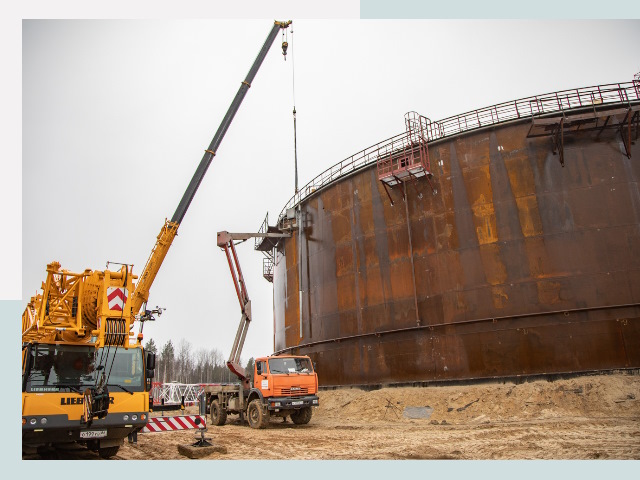 Монтаж резервуаров в Брянске от 645 руб. за м³