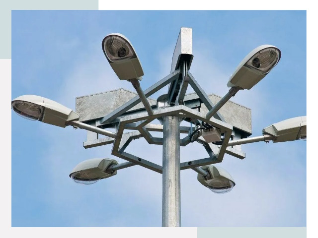 Монтаж осветительных мачт в Брянске