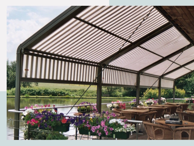 Элегантные навесы для кафе от 645 руб в Брянск