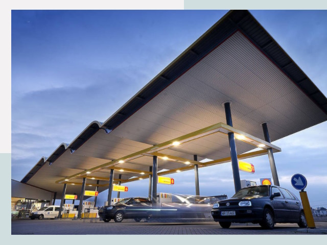 Навесы для АЗС в Брянск от 645 руб. - Защита и комфорт