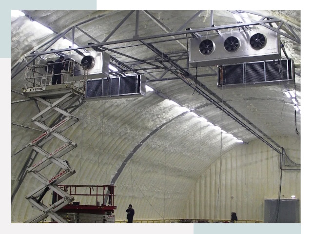 Оснащение ангаров в Брянске