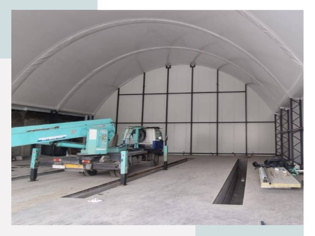 Внутреннее оснащение ангаров в Брянске