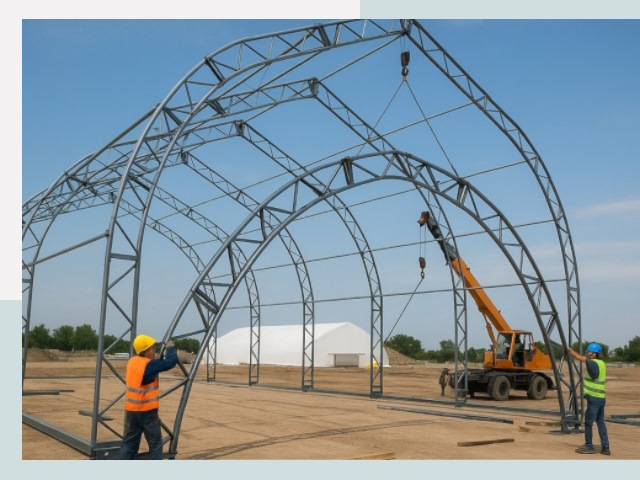 Монтаж ангаров в Брянске от 645 руб. - Надежно и быстро